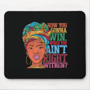 Inner - Sieg - Wahrheit Uni Erwachsene - Schwarz - Mousepad