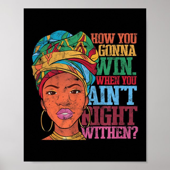 Inner - Sieg - Wahrheit Uni Erwachsene - Schwarz - Poster (Vorne)