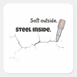 Inner Strength Inspirational Quote Sticker