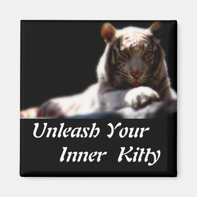 Inner Tiger Kitty Magnet (Vorne)