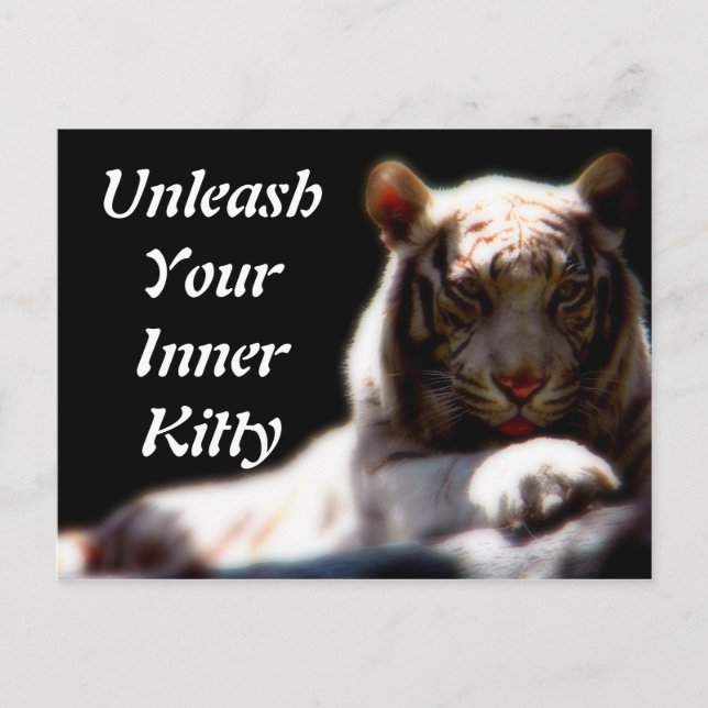 Inner Tiger Postkarte (Vorderseite)