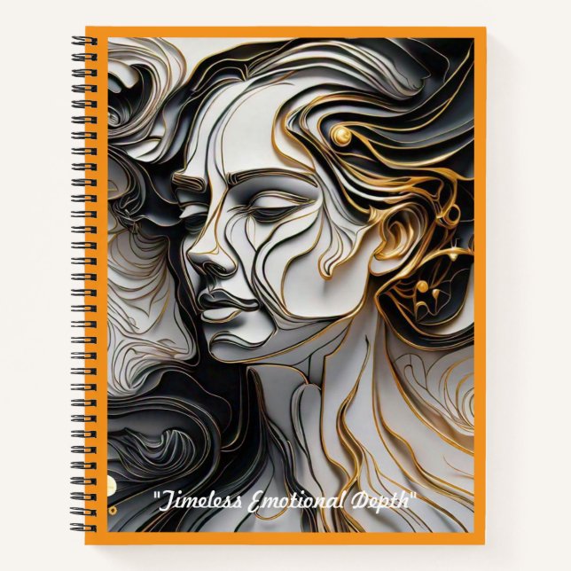 "Inner Turmoil Art" Notizbuch (Vorderseite)