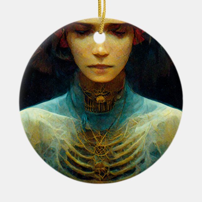 Inner View Fantasy Sci-Fi Keramik Ornament (Vorne)