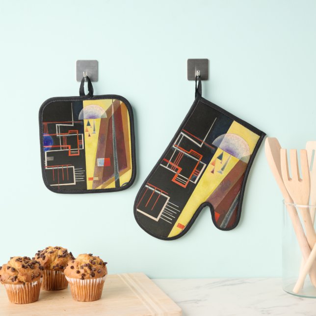Innere Allianz, Kandinsky Ofenhandschuh & Topflappen-Set (Insitu (Hängend))