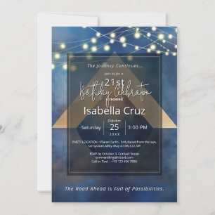 Innere Ausrichtung Minimales Design Einladung