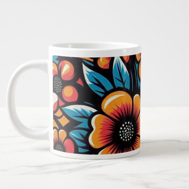 Innere Blüte Jumbo-Tasse (Links)