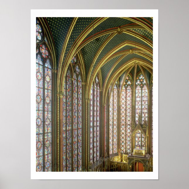 Innere der obersten Kapelle nach Osten, begonnen 1 Poster (Vorne)