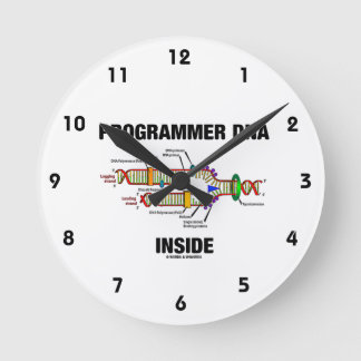 Innere des Programmierer-DNS (DNS-Reproduktion) Runde Wanduhr