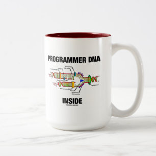 Innere des Programmierer-DNS (DNS-Reproduktion) Zweifarbige Tasse