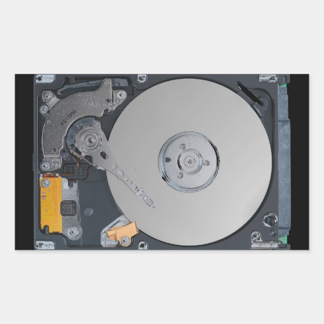 Innere Festplatte Rechteckiger Aufkleber (Vorderseite)