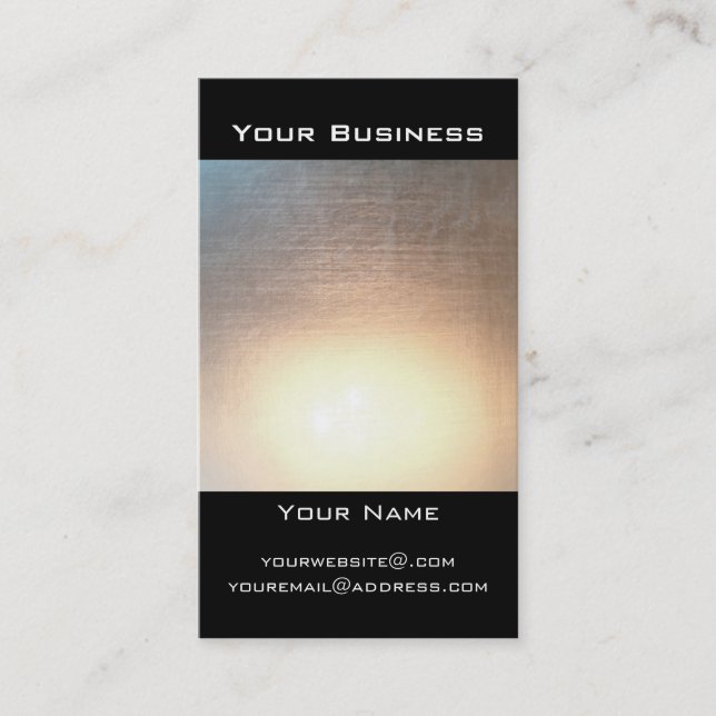 Innere Glow Business Card Visitenkarte (Vorderseite)