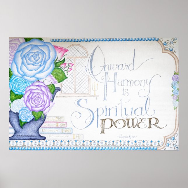 Innere Harmonie Wandkunst Poster (Vorne)