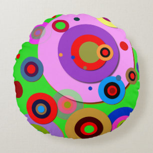 Innere Kreise #1 Rundes Kissen