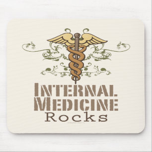 Innere Medizin schaukelt Caduceus Mousepad