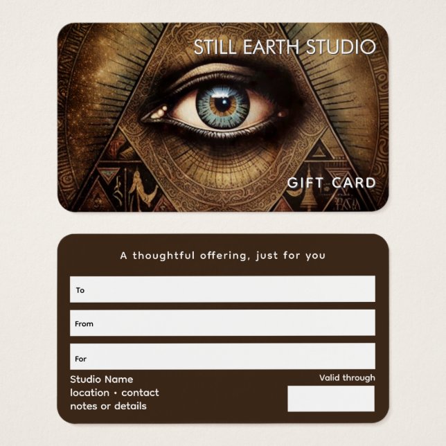 Innere Oracle | Drittes Auge Design (Vorne & Hinten)