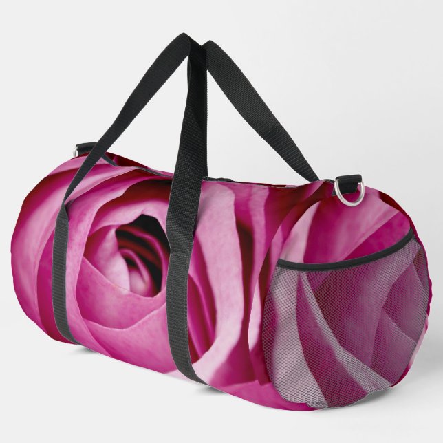 Innere Petalen der Rose Bud Duffle Bag (Rechte Ecke)