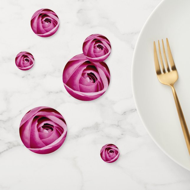 Innere Petalen der Rose Bud Konfetti (Gruppe)