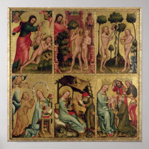 Innere rechte Seite des Hohen Altars Poster