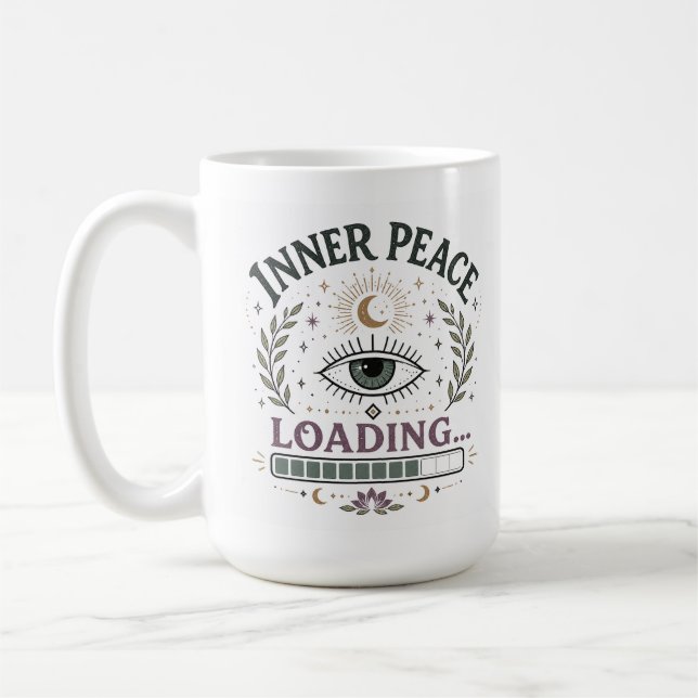 Innere Ruhe wird geladen… Tasse (Links)