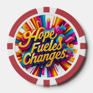 "Innere Stärke entleert" Pokerchips