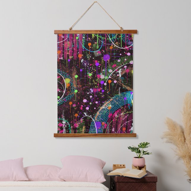 Innere Stärke  Wandteppich Mit Holzrahmen (Schlafzimmer)