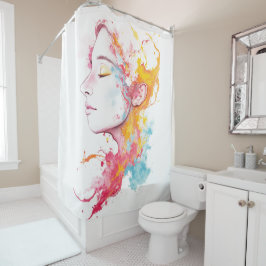 Innere Strahlung Duschvorhang