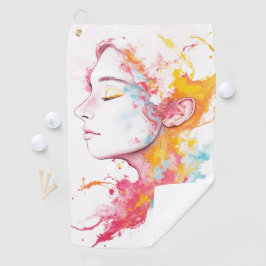 Innere Strahlung Golfhandtuch