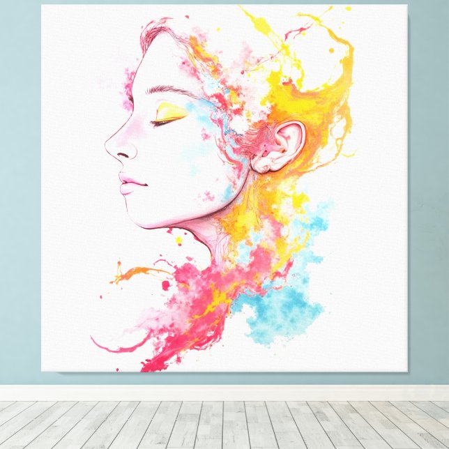 Innere Strahlung Leinwanddruck (Insitu (Holzboden))