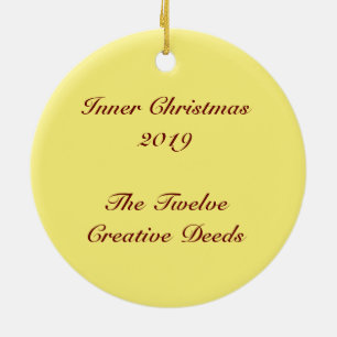 Innere Weihnachten 2019 Sternenkreis Keramik Ornament