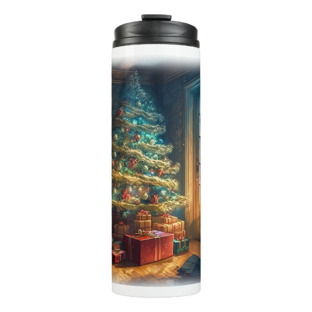 Innere Weihnachtsbaum Thermal Tumbler Thermosbecher (Vorderseite)