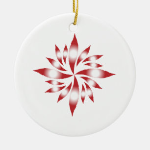 Innere Weihnachtsstern #10 Keramik Ornament