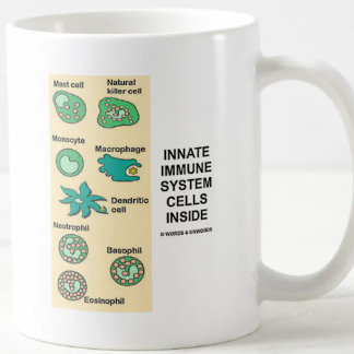 Innere Zellen des Immunsystems Kaffeetasse