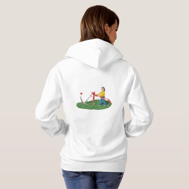 Innerer Anker Hoodie Pullover  (Schwarz voll)