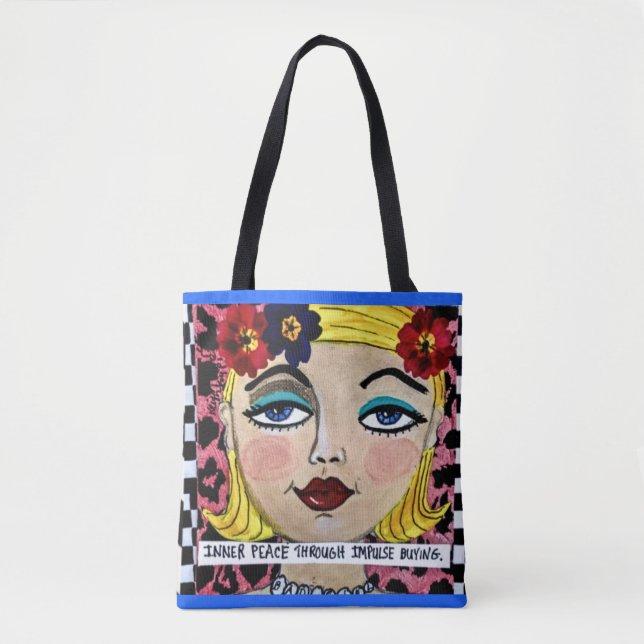 Innerer Frieden der Taschentasche durch Impulskauf (Vorderseite)