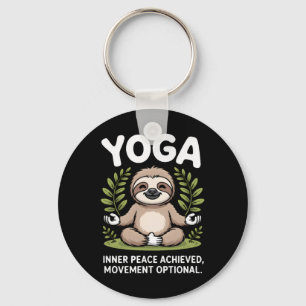 Innerer Frieden erreicht Bewegung Optional Yoga Fa Schlüsselanhänger