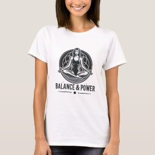 Innerer Frieden - meditative Frau T-Shirt