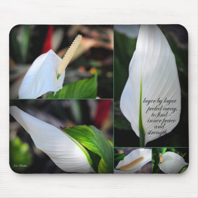 Innerer Frieden und Stärke Mousepad (Vorne)