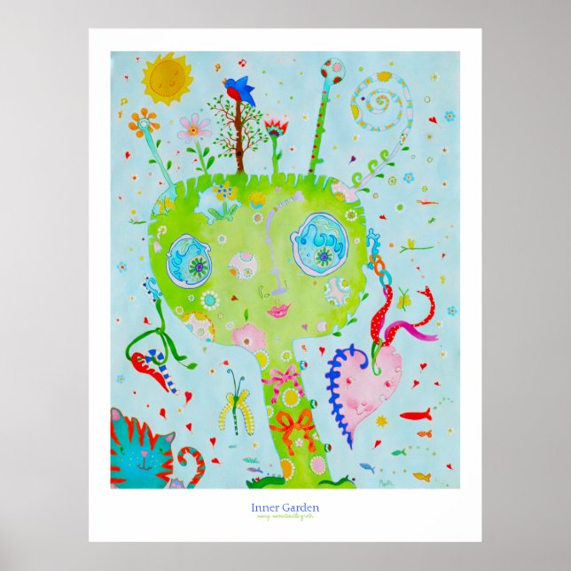 Innerer Garten II Poster (Vorne)