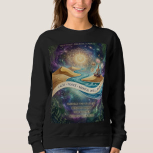 Innerer Tempel: Ein visueller Hauch frischer Luft Sweatshirt
