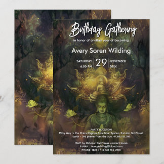 Innerer Tempel | Mystisches Meditationsdesign Einladung