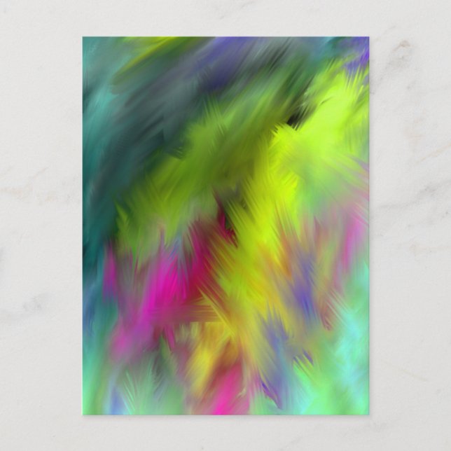 Inneres abstrakt 44 postkarte (Vorderseite)