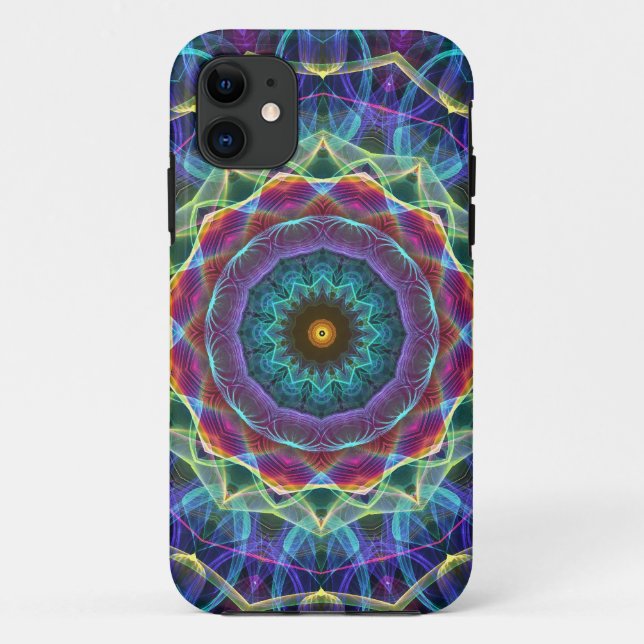 Inneres Blumenkaleidoskop Case-Mate iPhone Hülle (Rückseite)