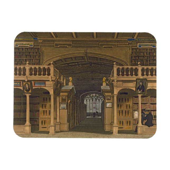 Inneres der Bodleian Library, Illustration Magnet (Horizontal)