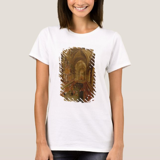 Inneres der Kathedrale Canterbury, c.1675-1700 (Öl T-Shirt (Vorderseite)