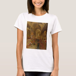 Inneres der Kathedrale Canterbury, c.1675-1700 (Öl T-Shirt