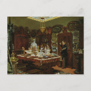 Inneres der Sammlung von Monsieur Sauvageot Postkarte
