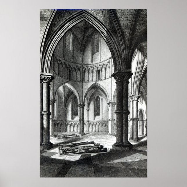 Inneres der Tempelkirche Poster (Vorne)