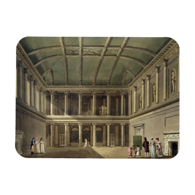 Inneres des Konzertsaals, von "Bath Illustriert b Magnet (Horizontal)