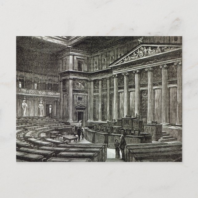 Inneres des Parlaments, Wien Postkarte (Vorderseite)