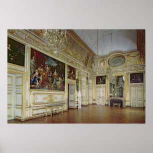 Inneres des Salon de l'Oeil de Boeuf Poster